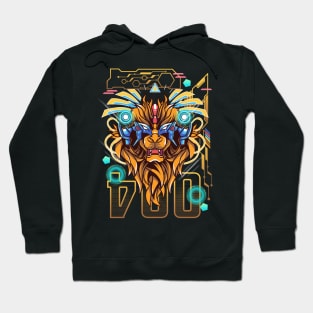 Leo Mechanical Lion Horoscope Zodiac Sign Hoodie